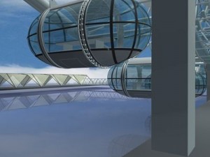 london eye Modello 3D