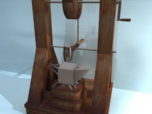 leonardo automatic hammer mach 3D Model