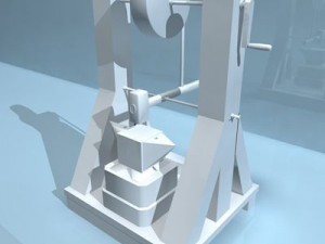 leonardo automatic hammer mach Model 3D