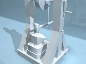 m&aacute;quina de martelo autom&aacute;tico leonardo Modelo 3D