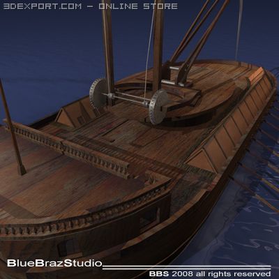 leonardo assault battleship 3D Model .c4d .max .obj .3ds .fbx .stl .blend 
