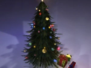 क्रिसमस ट्री 3D मॉडल