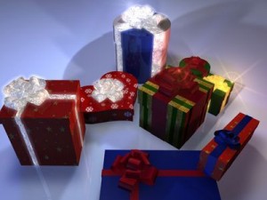 xmas gifts 3D 模型