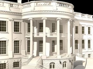 the white house 3D Model