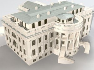 the white house 3D 모델