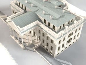 the white house 3D 모델
