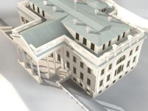 the white house 3D Model