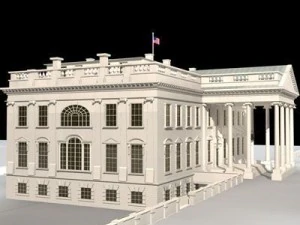 the white house 3D Model