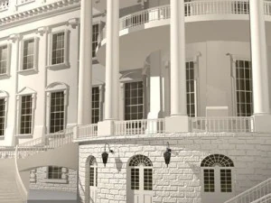 the white house 3D Model