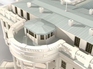 the white house 3D 모델