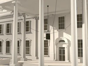 the white house 3D Model