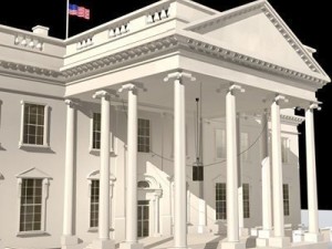 the white house 3D 모델