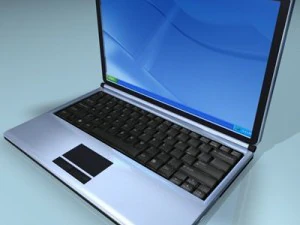 일반 노트북 3D 모델