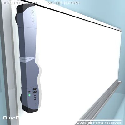 mimio   whiteboard 3D Model .c4d .max .obj .3ds .fbx .stl .blend 