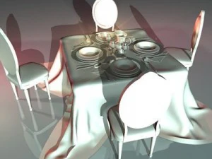 xmas table 3D Model