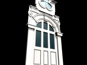 古いスタイルのポータル 3Dモデル