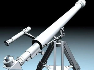 telescope 3D Model