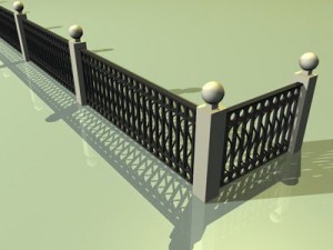 railing 3D मॉडल
