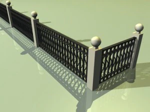 ringhiera Modello 3D