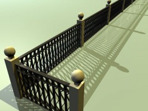 railing 3D मॉडल