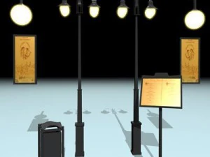 caf restaurant tools 3D Model