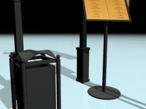 caf restaurant tools 3D Model