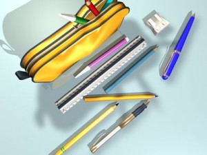 school case 3Dモデル