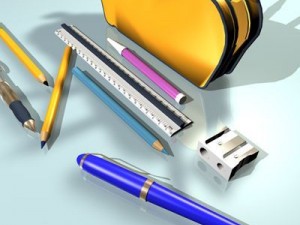school case 3Dモデル
