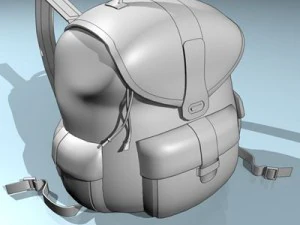 zaino Modello 3D