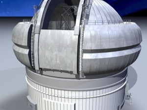 observatory with telescope 3D Model