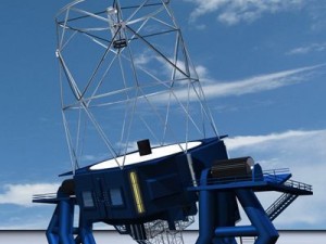 observatory with telescope 3D Model