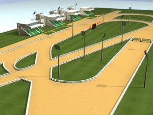 complete horserace 3D Model