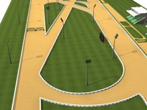 complete horserace 3D Model