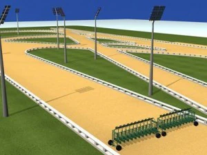 complete horserace 3D Model