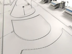 complete horserace 3D Model