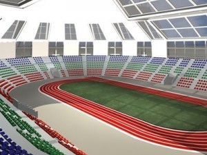 athletic stadium 3D Model
