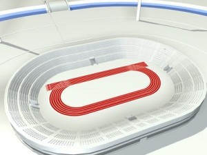 athletic stadium 3D Model