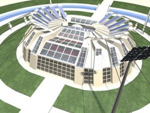 athletic stadium 3D Model