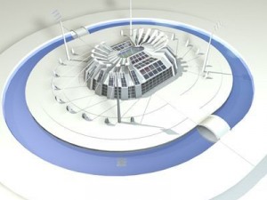 athletic stadium 3D Model