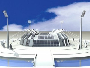 athletic stadium 3D Model