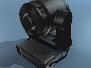 moving heads wash light 3D Model
