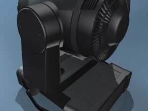 moving heads wash light 3D Model