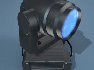 moving heads wash light 3D Model