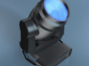 moving heads wash light 3D Model