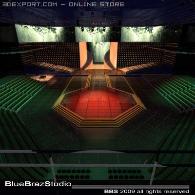 set tv show 3D Model .c4d .max .obj .3ds .fbx .stl .blend 