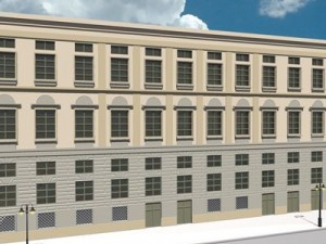 european building facade 2 Modelo 3D