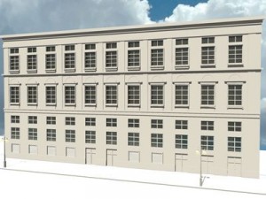 european building facade 2 Modelo 3D
