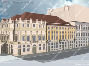 la scala theatre Modèle 3D