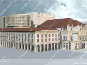 la scala theatre 3D Model