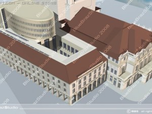 la scala theatre Modèle 3D